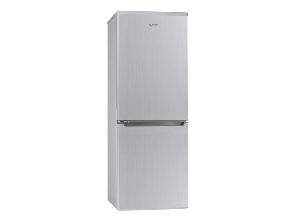 Candy | Refrigerator | CHCS 514EX | Energy efficiency class E | Free standing | Combi | Height 151 cm | Fridge net capacity 138 L | Freezer net capacity 69 L | 40 dB | Stainless steel