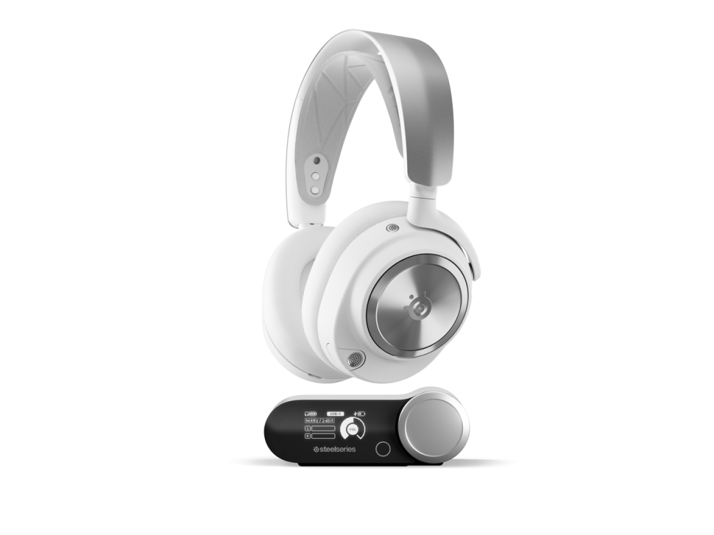 SteelSeries | Gaming Headset | Arctis Nova Pro P | Bluetooth | Over-Ear | Noise canceling | Wireless | White