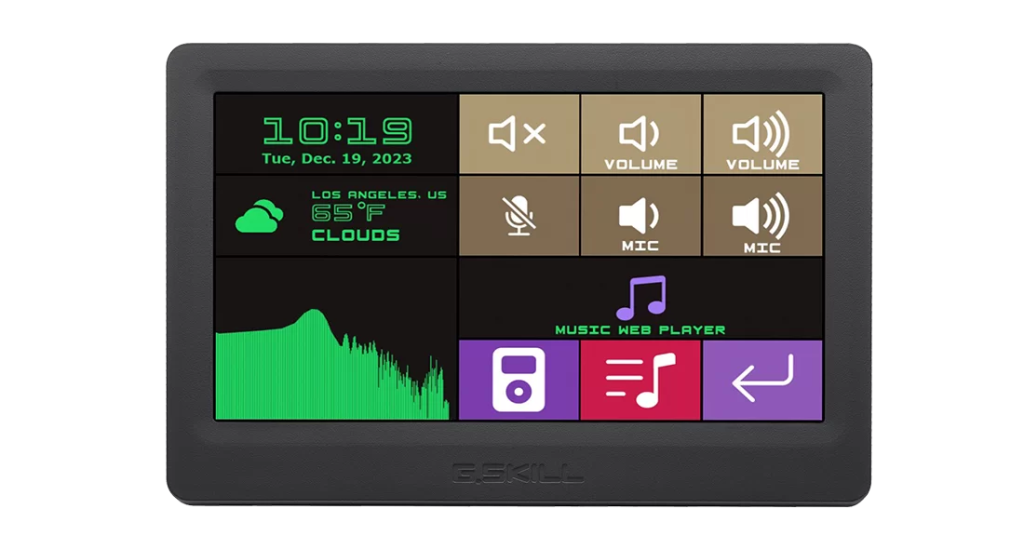 G.Skill Widget Dashboard 7'' Touch Panel | GD-A7PCCSK-WGD