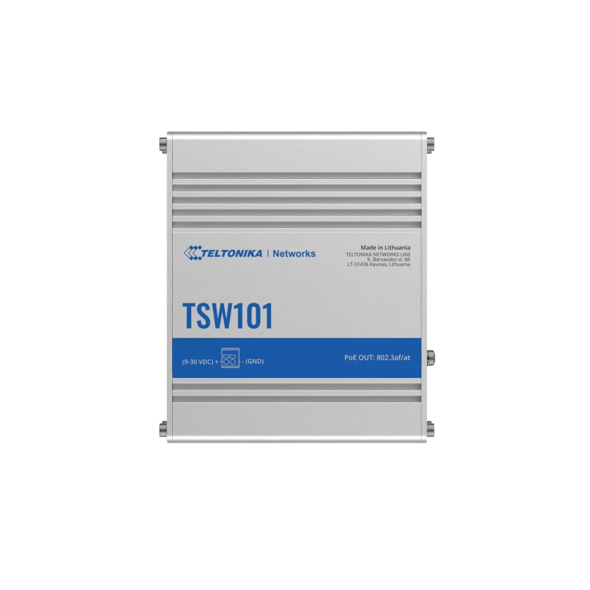 Teltonika Automotive Switch, 5 ports | TSW101 | Unmanaged | Wall-mountable