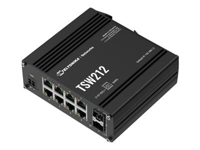 Teltonika Switch, 8 ports | TSW212 | L2 managed | Wall-mountable | SFP ports quantity 2