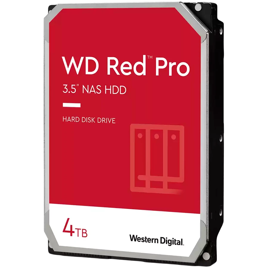 HDD NAS WD Red Pro (3.5'', 4TB, 256MB, 7200 RPM, SATA 6 Gb/s)