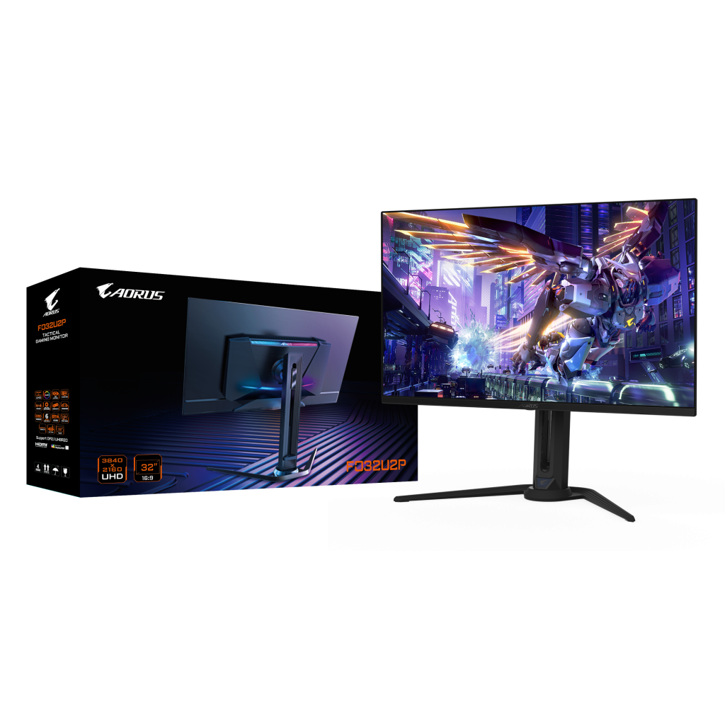 Gigabyte | AORUS FO32U2P EK1 | 31.5 " | UHD | 16:9 | 240 Hz | 0.03 ms | 3840 x 2160 pixels | 250 cd/m² | HDMI ports quantity 2 | Black | Warranty 36 month(s)