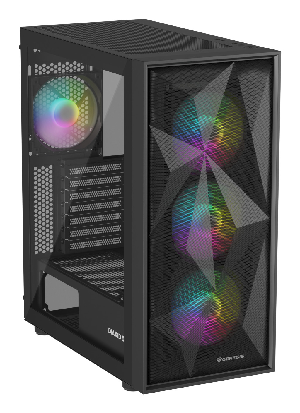 NATEC Genesis PC Case Diaxid 605 black