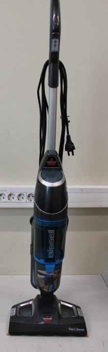 SALE OUT.  | Bissell Vacuum and steam cleaner | Vac & Steam | Power 1600 W | Steam pressure Not Applicable. Works with Flash Heater Technology bar | Water tank capacity 0.4 L | Blue/Titanium | NO ORIGINAL PACKAGING, SCRATCHES, MISSING INSTRUCTION MANUAL,MISSING ACCESSORIES