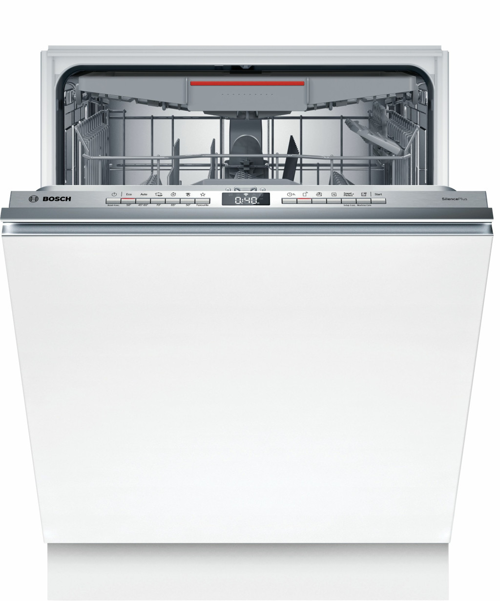 Dishwasher | SMV4ECX21E | Built-in | Width 60 cm | Number of place settings 14 | Number of programs 6 | Energy efficiency class B | Display | AquaStop function | White