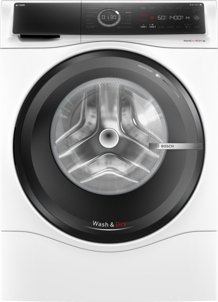 Bosch | Washing Machine with Dryer | WNC254A0SN | Energy efficiency class D | Front loading | Washing capacity 10.5 kg | 1400 RPM | Depth 62 cm | Width 60 cm | Display | LED | Drying system | Drying capacity 6 kg | Steam function | White