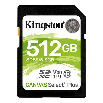 Kingston Technology Canvas Select Plus 512 GB SDXC UHS-I Klass 10