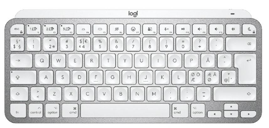 Logitech MX Keys Mini For Mac Minimalist Wireless Illuminated Keyboard klaviatuur Bluetooth QWERTY Põhjamaad Hall