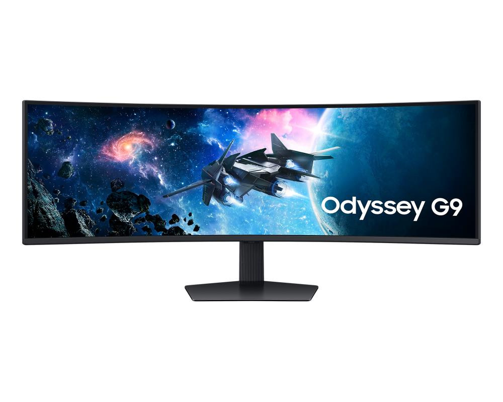 Samsung Odyssey G9 G95C PC lamekuvar 124,5 cm (49") 5120 x 1440 pikslit Dual QHD LED Must