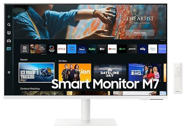 Samsung Smart Monitor M8 M70C PC lamekuvar 68,6 cm (27") 3840 x 2160 pikslit 4K Ultra HD LED Valge