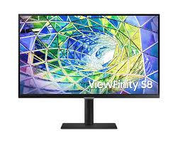 Samsung ViewFinity S8 S80UA PC lamekuvar 68,6 cm (27") 3840 x 2160 pikslit 4K Ultra HD LCD Must