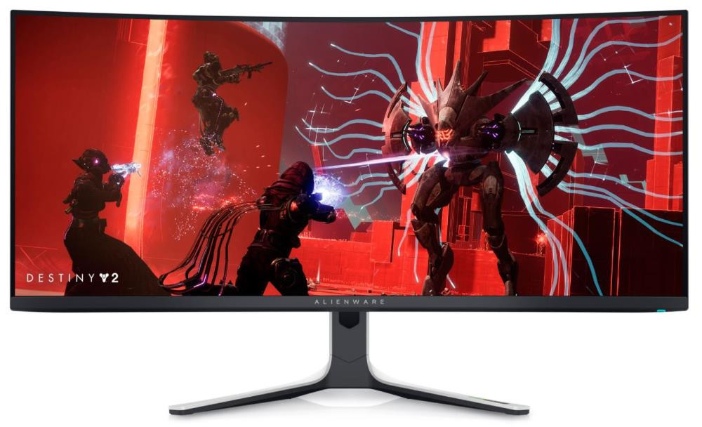 Alienware AW3423DW LED display 86,8 cm (34.2") 3440 x 1440 pikslit Quad HD OLED-ekraan Valge, Must