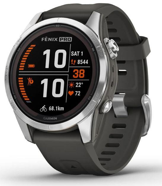 SMARTWATCH FENIX 7S PRO SOLAR/SS/GRAPH 010-02776-01 GARMIN