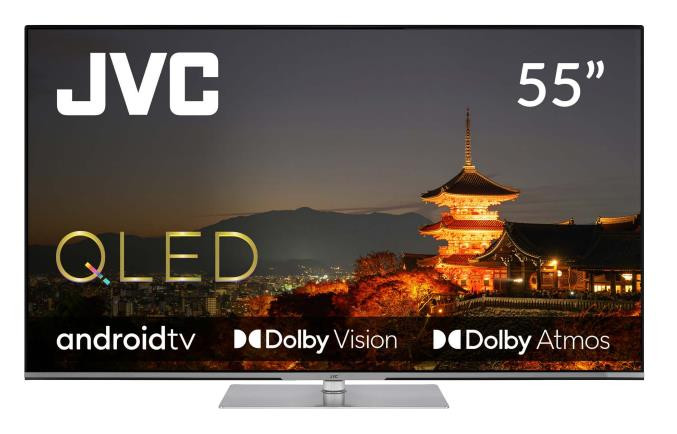 TV Set|JVC|55"|4K/Smart|QLED|3840x2160|Android TV|LT-55VAQ830P