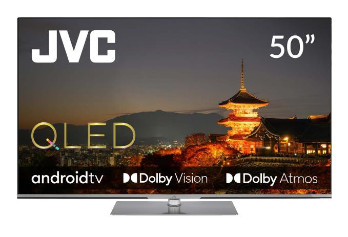 TV Set|JVC|50"|4K/Smart|QLED|3840x2160|Android TV|LT-50VAQ830P