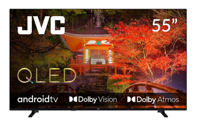 TV Set|JVC|55"|4K/Smart|QLED|3840x2160|Wireless LAN|Bluetooth|Android TV|LT-55VAQ330P