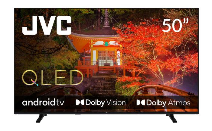 TV Set|JVC|50"|4K/Smart|QLED|3840x2160|Wireless LAN|Bluetooth|Android TV|LT-50VAQ330P