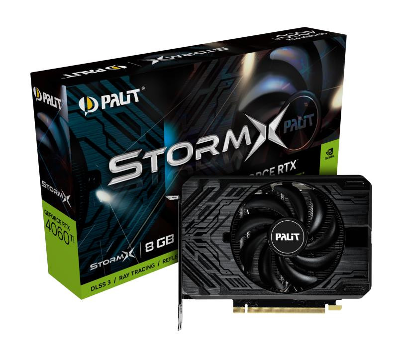 Graphics Card|PALIT|NVIDIA GeForce RTX 4060 Ti|8 GB|GDDR6|128 bit|PCIE 4.0 16x|GPU 2310 MHz|Dual Slot Fansink|1xHDMI|3xDisplayPort|NE6406T019P1-1060F