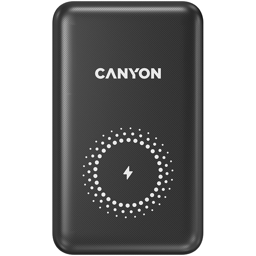 CANYON power bank PB-1001 10000 mAh PD 18W QC 3.0 Wireless 10W Black