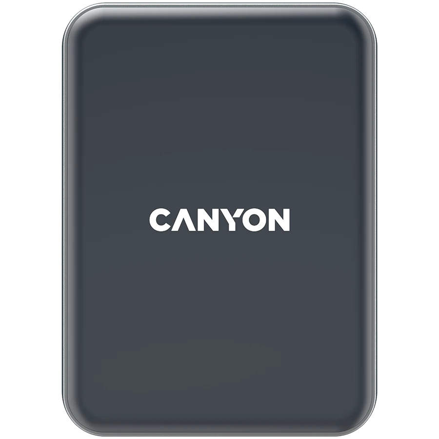 CANYON CH-15, Car holder and wireless charger MegaFix, C-15, 15W, Input: USB-C: 5V/2A, 9V/3A; Output: 5W, 7.5W, 10W, 15W;89*65*12mm,0.195kg,black
