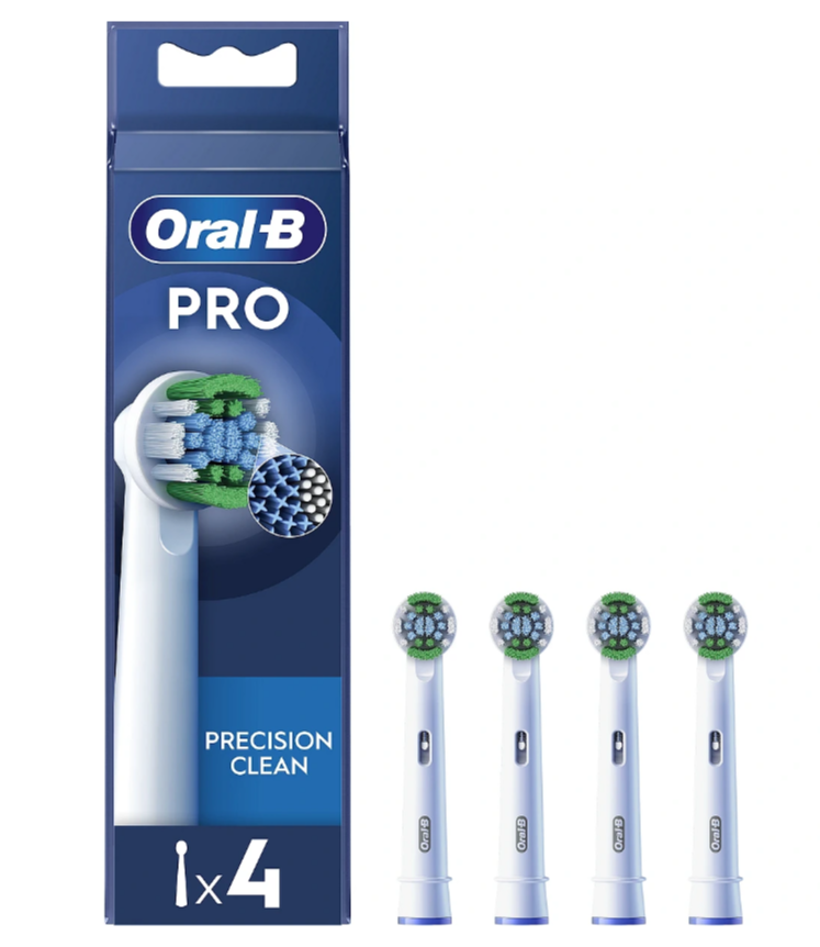 Oral-B | Precision Clean Brush Set | EB20RX-4 | Heads | For adults | Number of brush heads included 4 | White