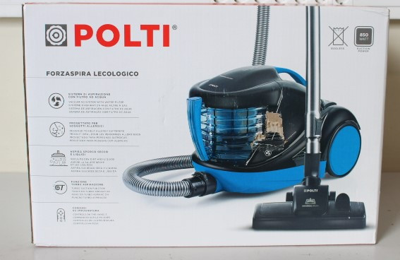 SALE OUT.  | Polti Vacuum cleaner | PBEU0109 Forzaspira Lecologico Aqua Allergy Turbo Care | With water filtration system | Wet suction | Power 850 W | Dust capacity 1 L | Black/Blue | DAMAGED PACKAGING