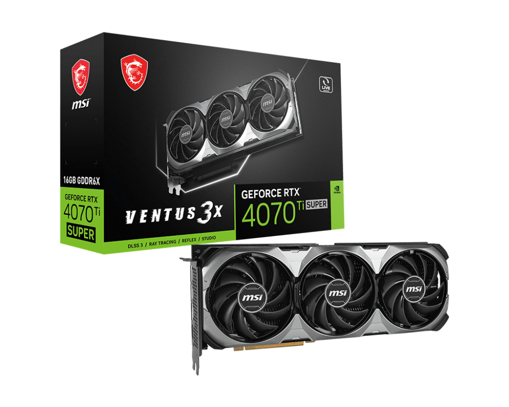 MSI GeForce RTX 4070 Ti SUPER 16G VENTUS 3X OC | MSI