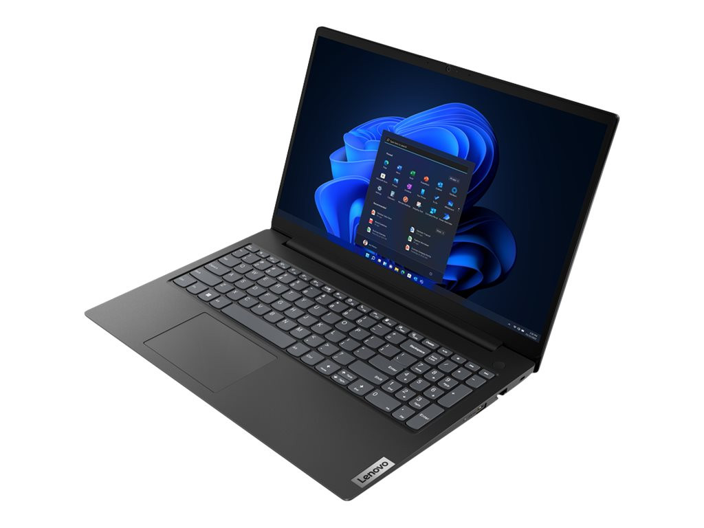 Lenovo Essential V15-AMN | Business Black | 15.6 " | TN | FHD | 1920 x 1080 pixels | Anti-glare | AMD Ryzen 5 | 7520U | 16 GB | Soldered LPDDR5 | 512 GB | AMD Radeon 610M Graphics | Windows 11 Pro | 802.11ax | 5.2 | English | Warranty 24 month(s) | Battery warranty 12 month(s)