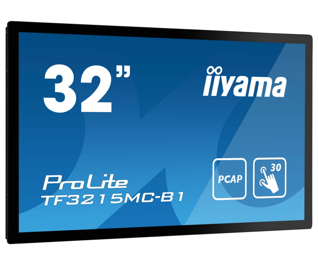 iiyama ProLite TF3215MC-B2 PC lamekuvar 81,3 cm (32") 1920 x 1080 pikslit Full HD LED Puutetundlik ekraan Kiosk Must