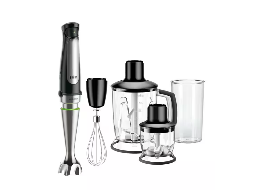 Braun | MultiQuick 7 Hand Blender | MQ 7045X | Hand Blender | 1000 W | Number of speeds 6 | Chopper | Black/Stainless steel