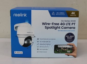 SALE OUT.  | Reolink | 4K 4G LTE Wire Free Camera | Go Series G440 | 23 month(s) | Dome | 8 MP | Fixed | IP64 | H.265 | MicroSD (Max. 128GB) | DEMO