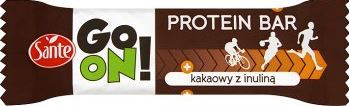 Proteiinibatoon SANTE, Go On, kakao ja inuliiniga, 50g (kogus 2 tükki)