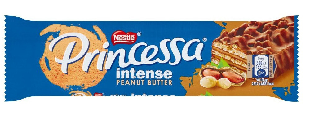 NESTLÉ Batoon, Princessa Intense Peanut Butter, 31 g (kogus 2 tükki)