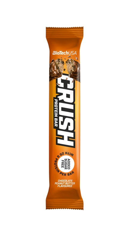 BIOTECH USA Proteiinibatoon Crush Bar, šokolaadi-maapähklivõimaitseline, 64 g