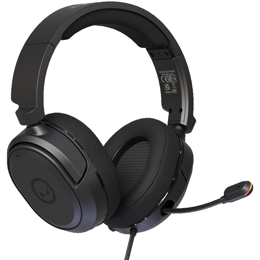 LORGAR Kaya 360, USB Gaming headset with microphone, CM108B, Plug&Play, USB-A connection cable 2m, fabric ear pads, size: 192*184.7*88mm, 0.314kg, black