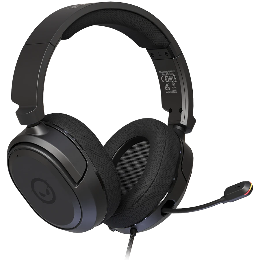 LORGAR Kaya 360, USB Gaming headset with microphone, CM108B, Plug&Play, USB-A connection cable 2m, fabric ear pads, size: 192*184.7*88mm, 0.314kg, black