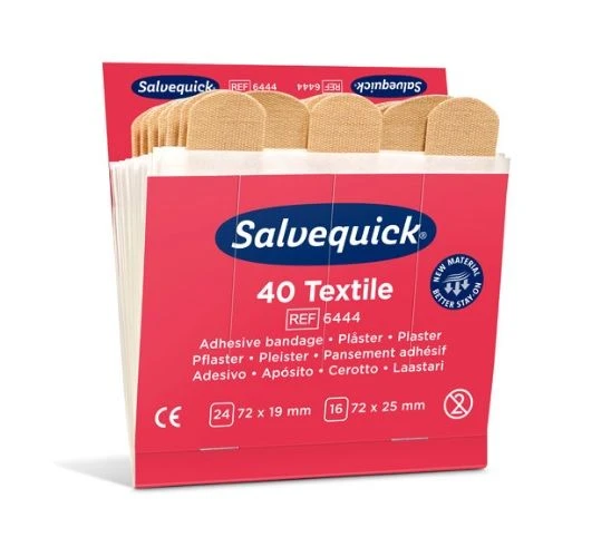 Plaastrid Salvequick, erinevas suuruses, 40 tk