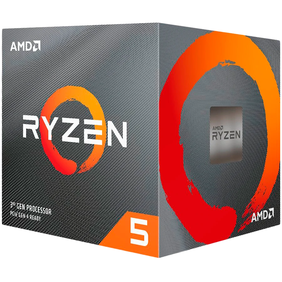 AMD CPU Desktop Ryzen 5 6C/12T 3600 (4.2GHz,36MB,65W,AM4) with Wraith Spire Cooler, box