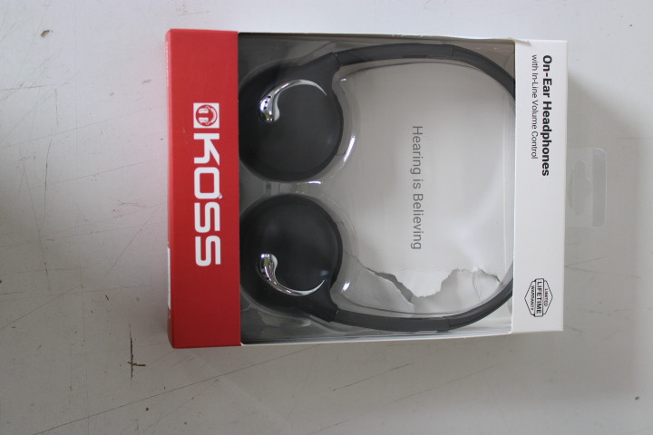 SALE OUT. Koss KPH25 Headphones, On-Ear, Wired, Black,  | Koss Headphones | KPH25k | Wired | On-Ear | DAMAGED PACKAGING | Black