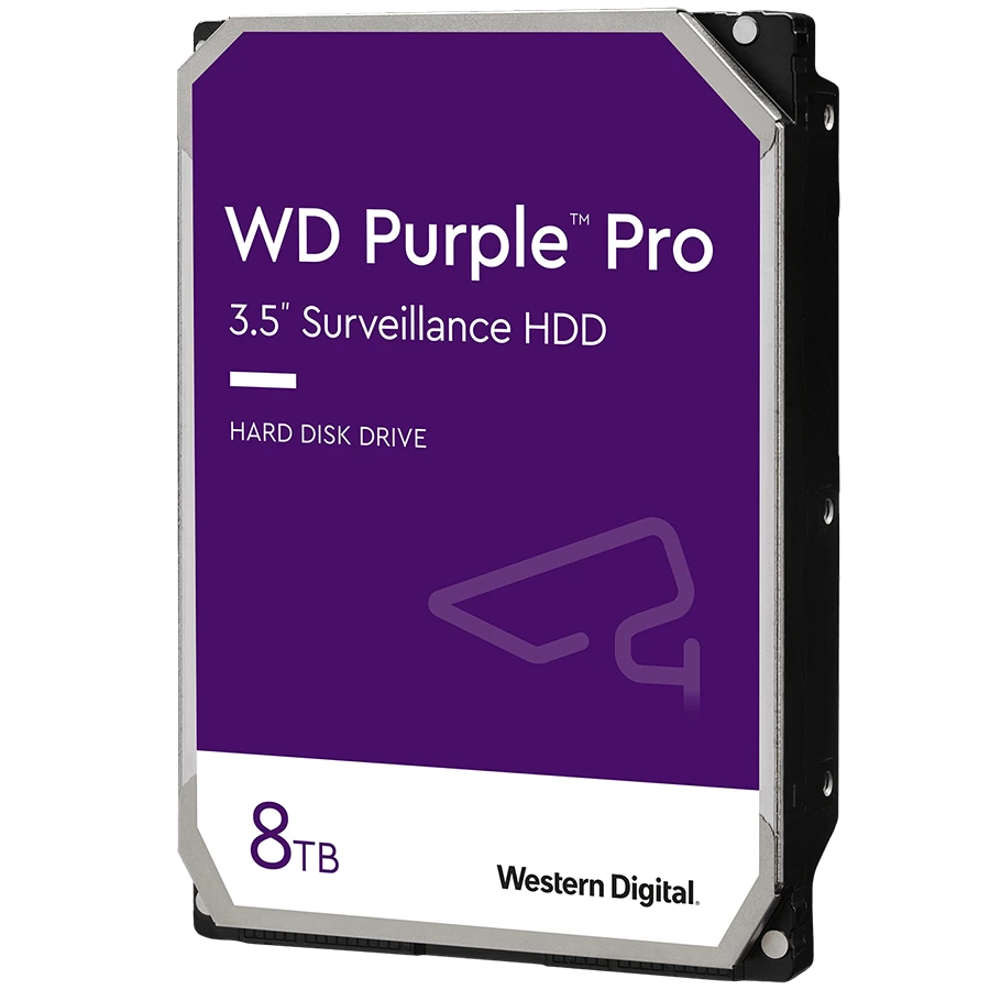 HDD AV WD Purple Pro (3.5'', 8TB, 256MB, 7200 RPM, SATA 6 Gb/s)