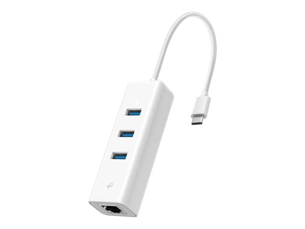 TP-LINK | UE330C | USB 3.0 Type-C to Gigabit Ethernet Network Adapter with 3-Port USB 3.0 Type-A Hub