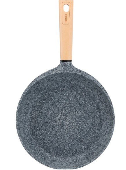 TEFAL Stone and Wood Frypan | E2190604 | Frying | Diameter 28 cm | Suitable for induction hob | Fixed handle