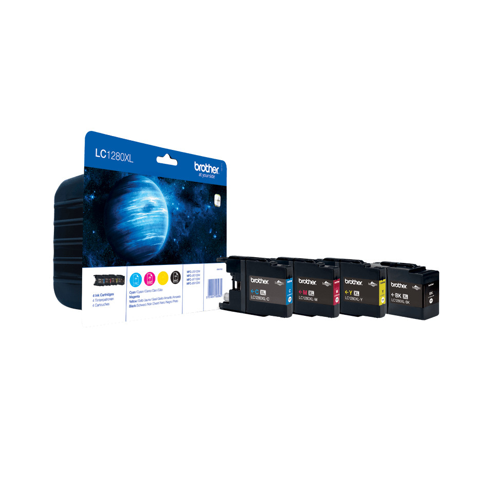 Brother Multipack | LC1280XL | Ink Cartridge | Magenta, Cyan, Yellow, Black
