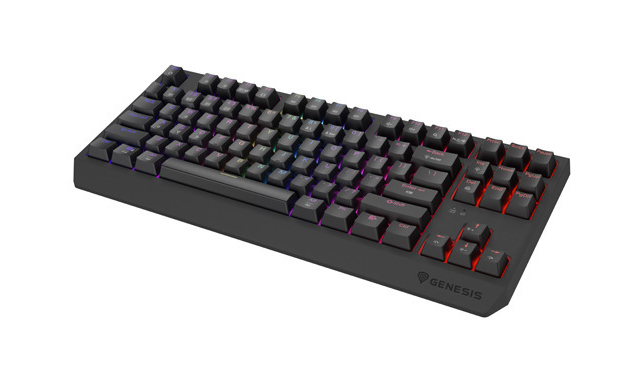 Genesis THOR 230 | Mechanical Gaming Keyboard | Wireless | US | Black | 2.4 GHz, Bluetooth, USB | Outemu Red