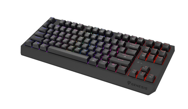 Genesis THOR 230 | Mechanical Gaming Keyboard | Wireless | US | Black | 2.4 GHz, Bluetooth, USB | Outemu Silent Lemon