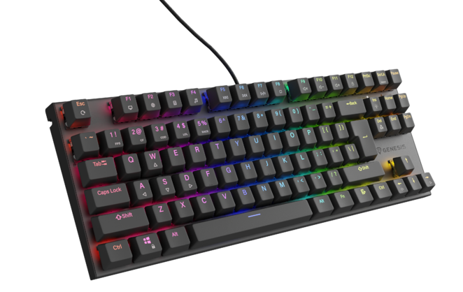 Genesis THOR 303 | Mechanical Gaming Keyboard | Wired | US | Black | USB Type-A | Outemu Brown