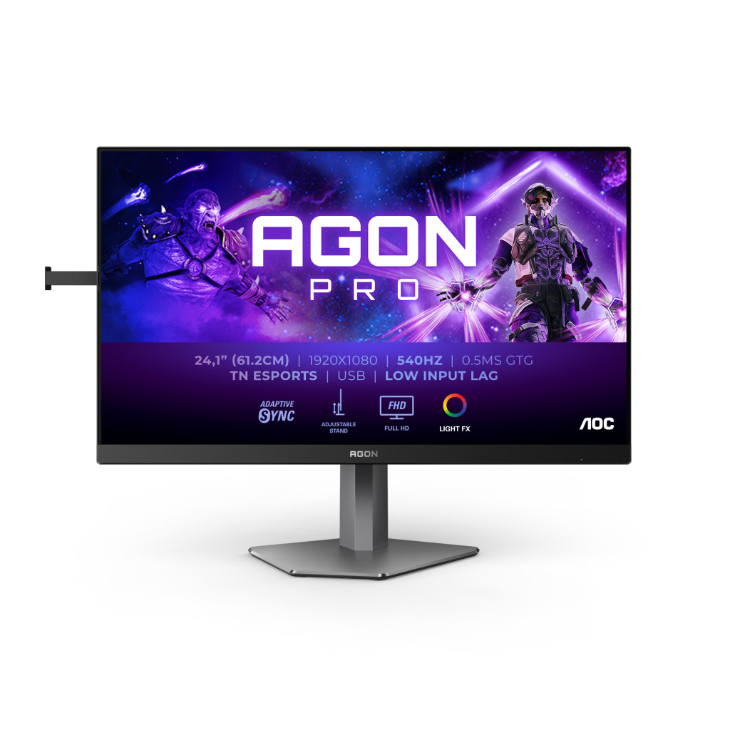 AOC AGON PRO AG246FK PC lamekuvar 61,2 cm (24.1") 1920 x 1080 pikslit Full HD LCD Must