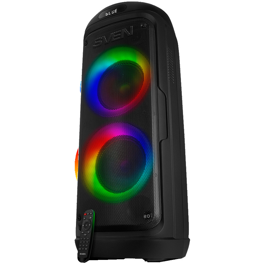 Speaker SVEN PS-770, black (100W, TWS, Bluetooth, FM, USB, microSD, LED-display, 4400mA*h)