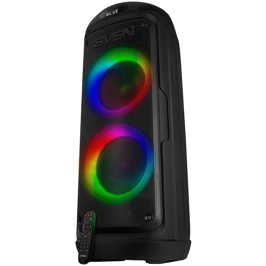 Speaker SVEN PS-770, black (100W, TWS, Bluetooth, FM, USB, microSD, LED-display, 4400mA*h)